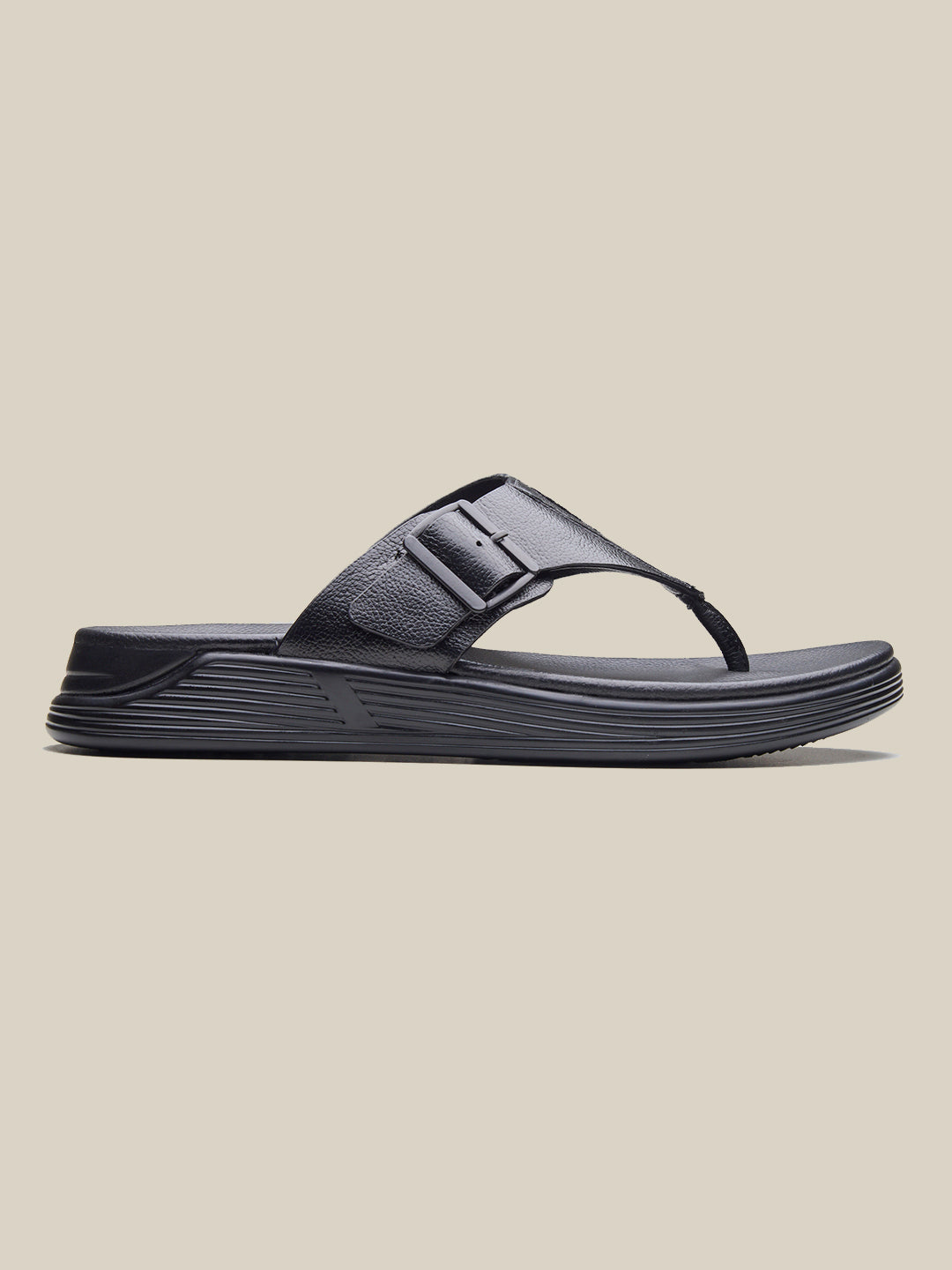 Virgil Leather Sandals Black
