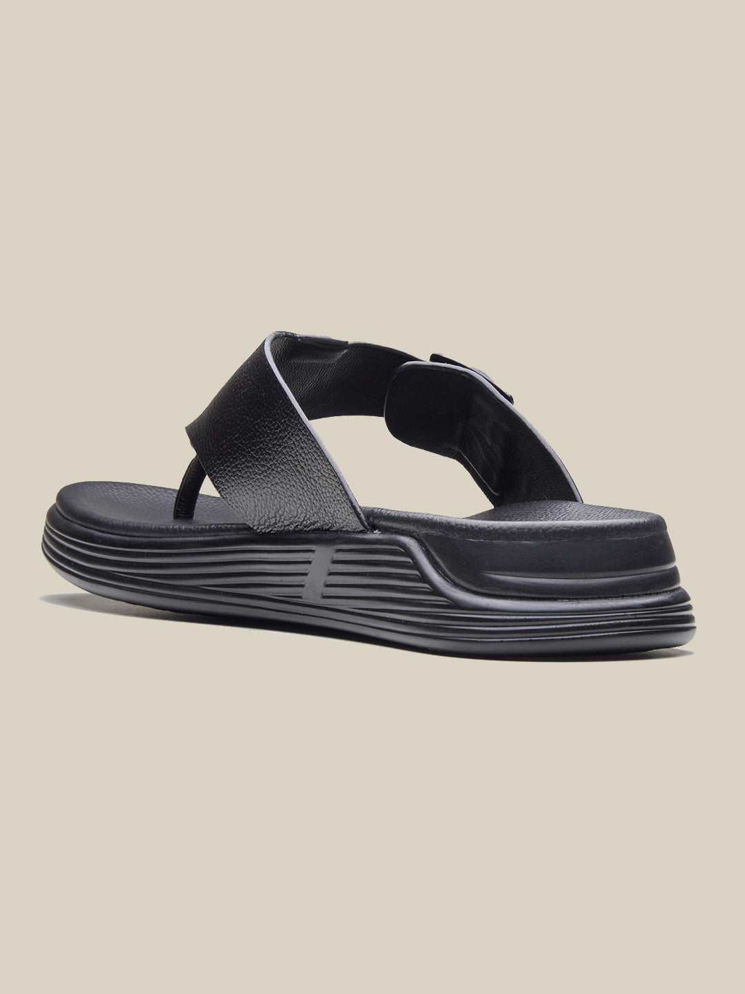 Virgil Leather Sandals Black