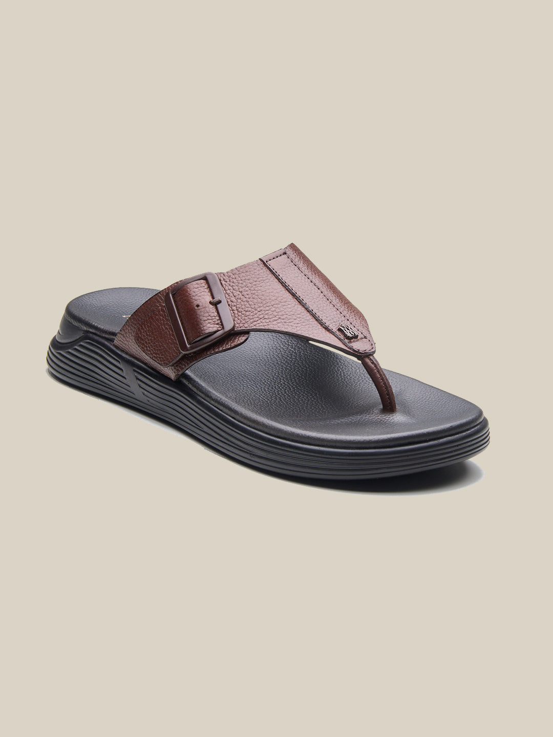 Virgil Leather Sandals Brown