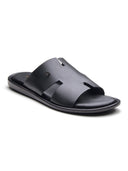 Vitale Leather Sandals Black