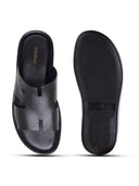 Vitale Leather Sandals Black