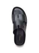 Vitale Leather Sandals Black