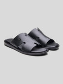 Vitale Leather Sandals Black