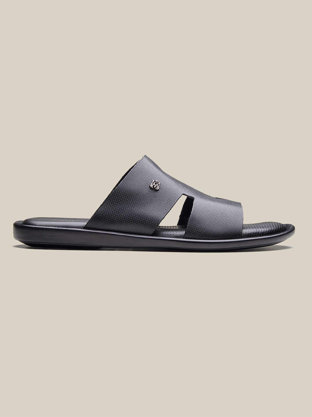 Vitale Leather Sandals Black