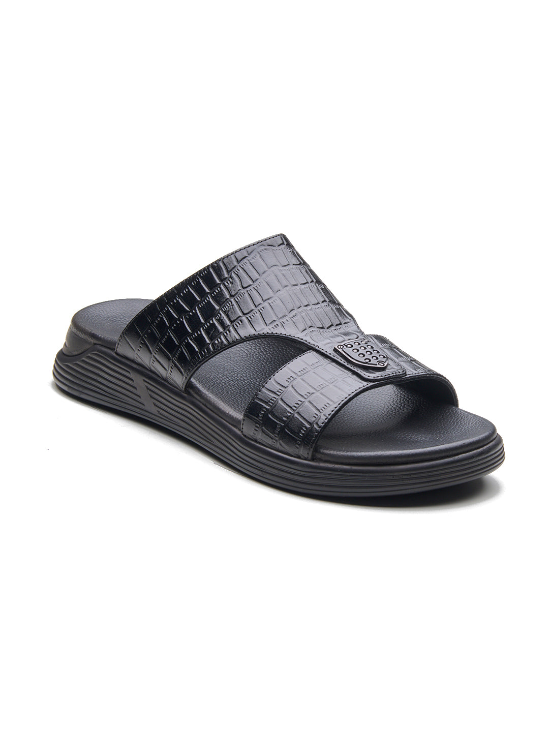 Vittor Leather Sandals Black