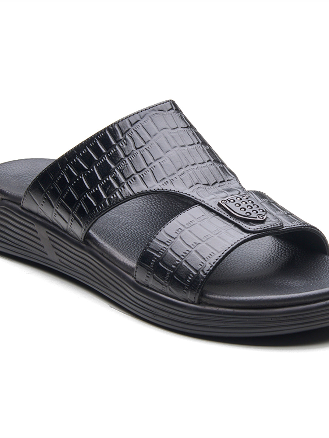 Vittor Leather Sandals Black