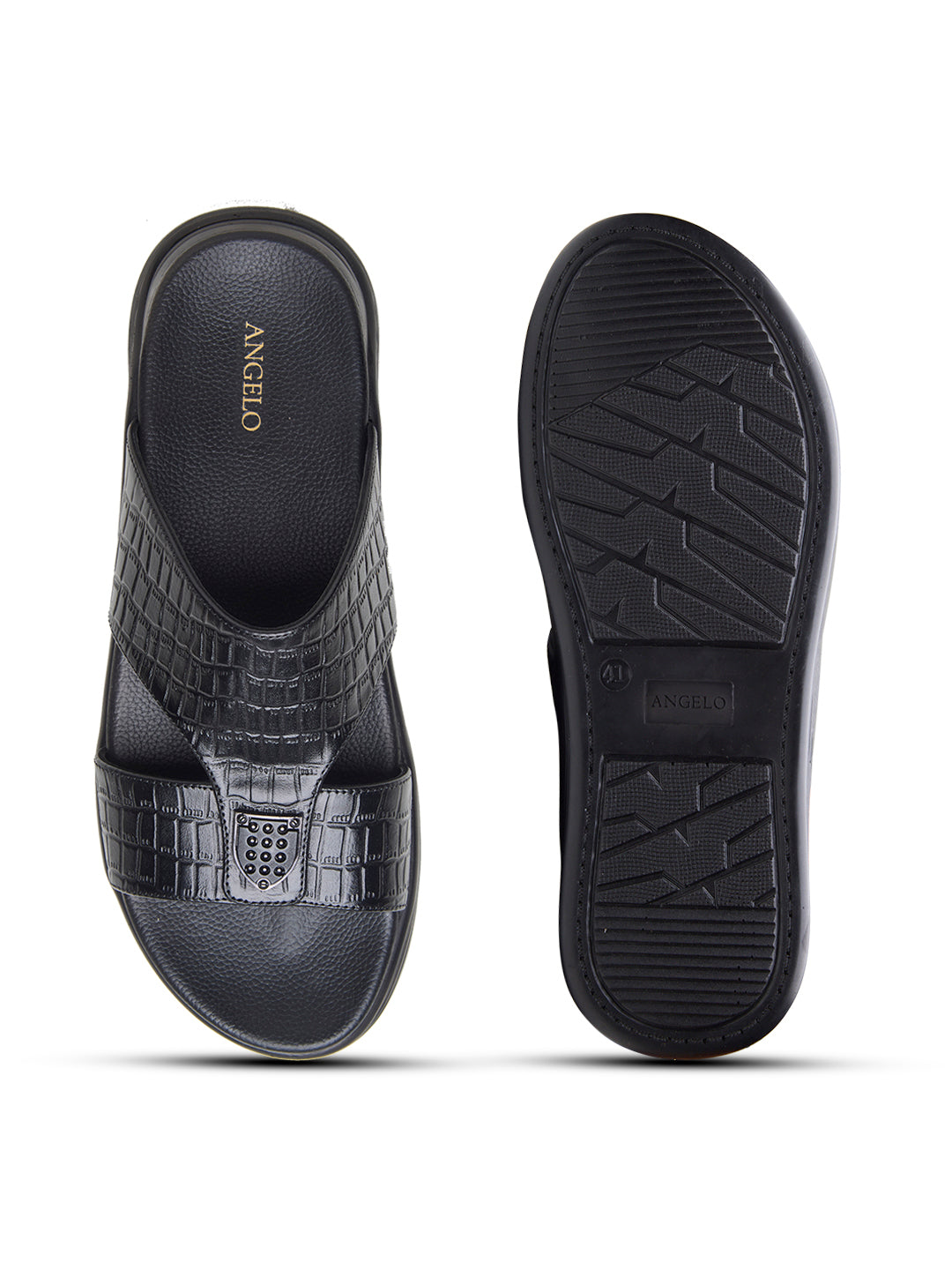 Vittor Leather Sandals Black