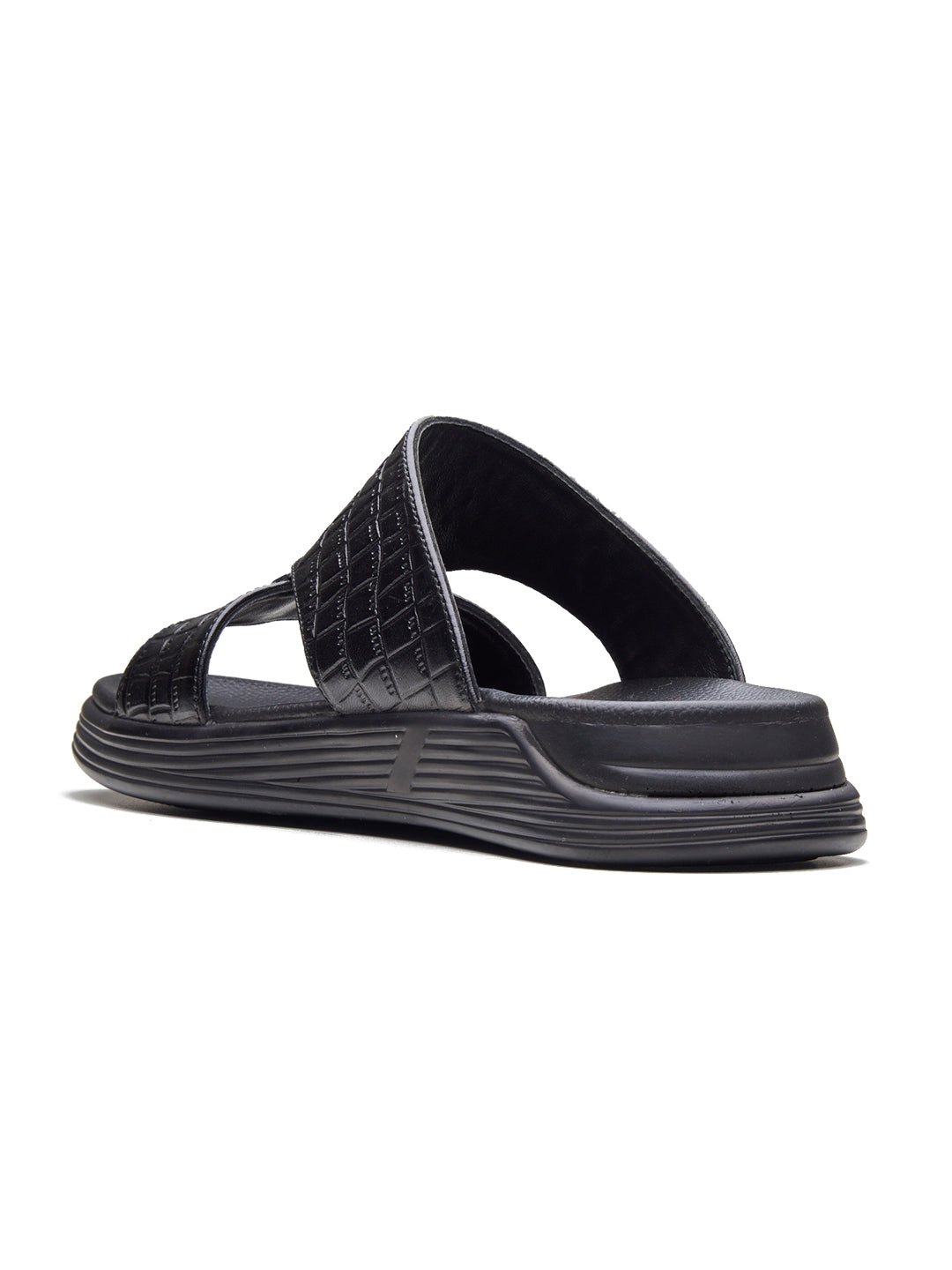 Vittor Leather Sandals Black