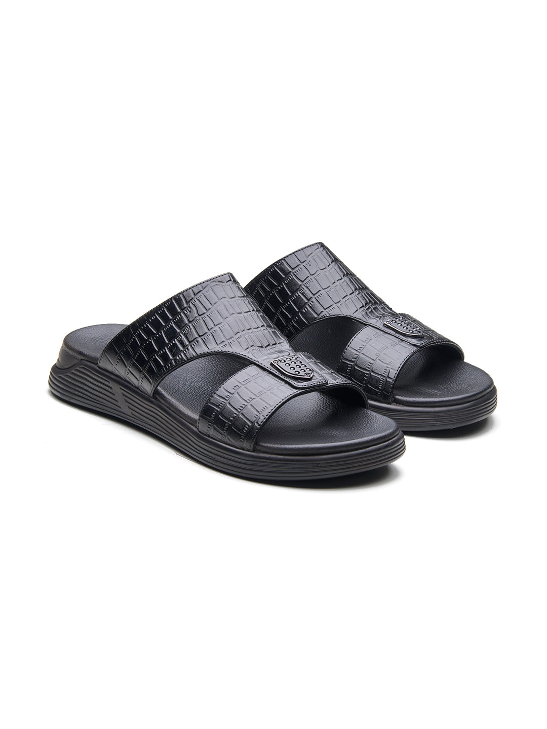 Vittor Leather Sandals Black