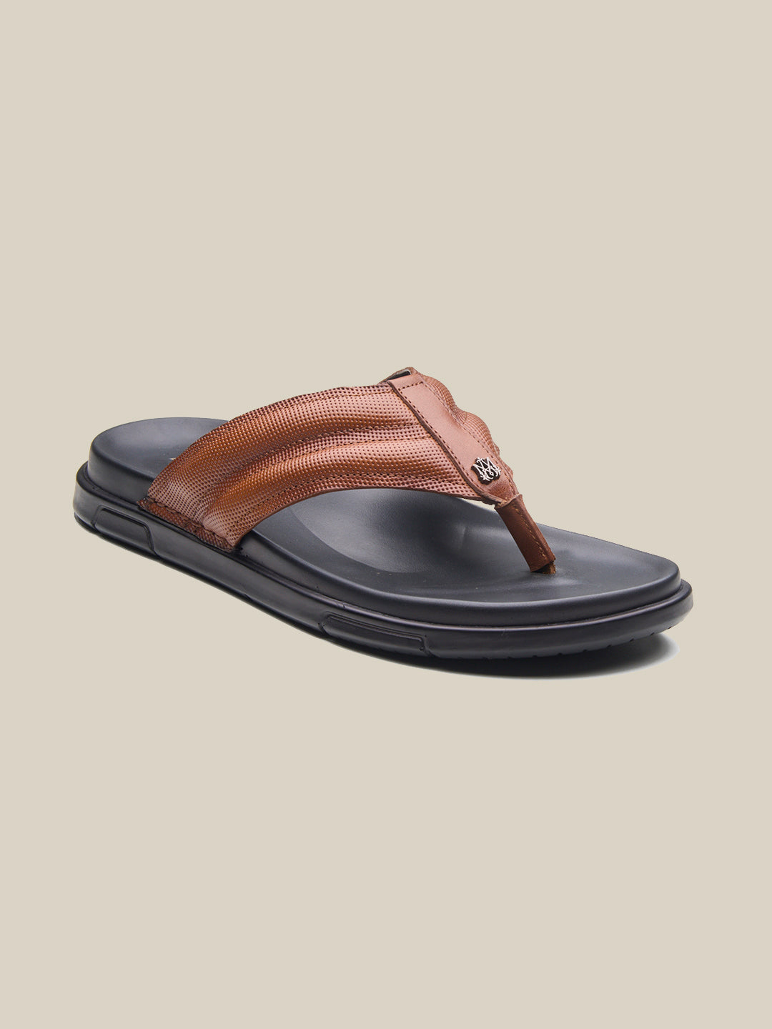 Viviano Leather Sandals Tan