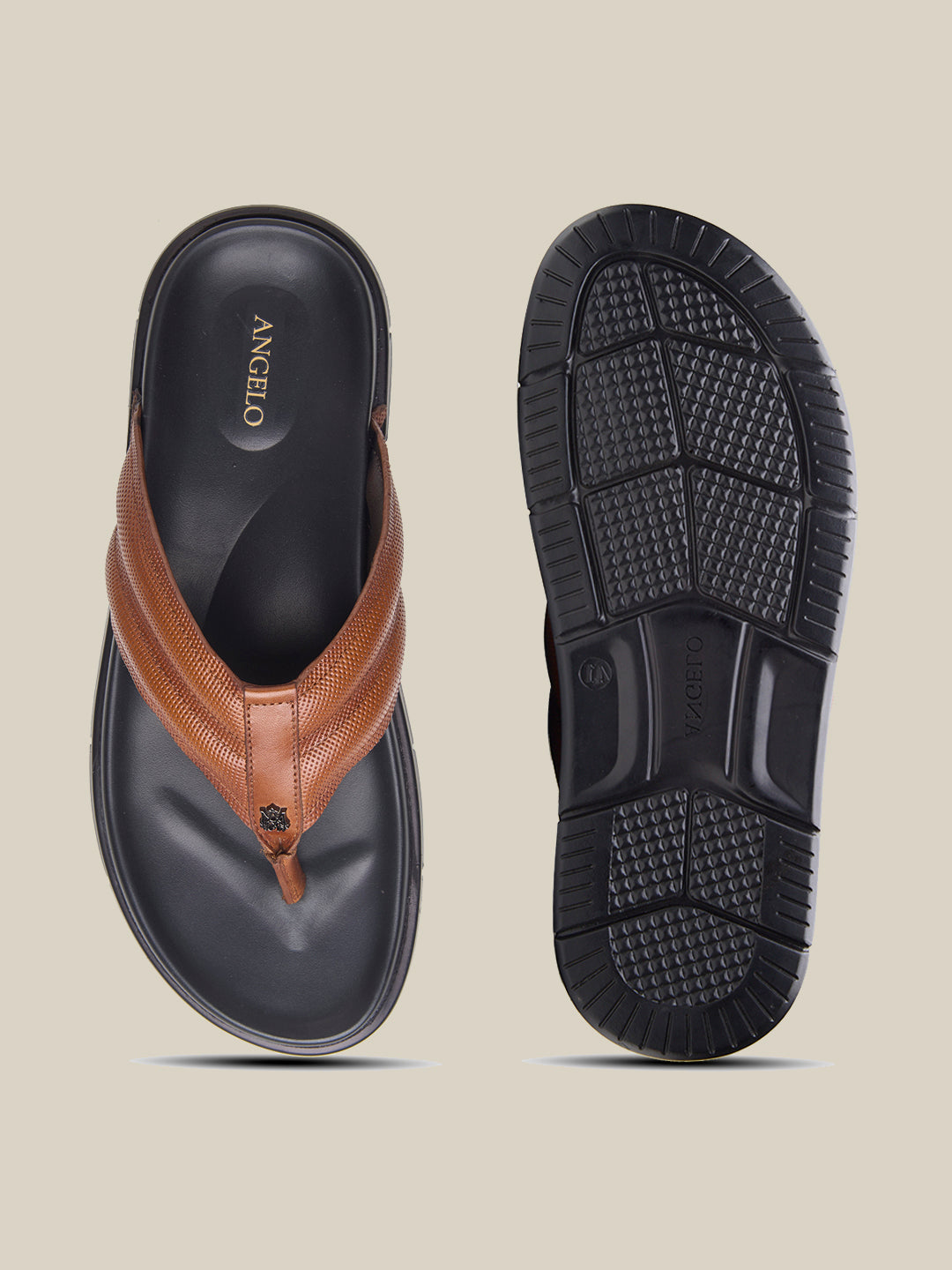 Viviano Leather Sandals Tan