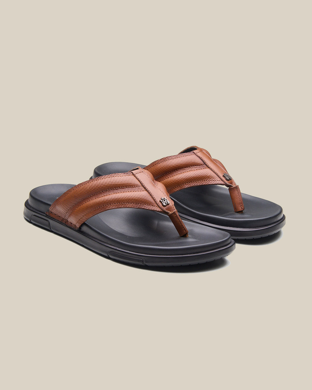 Viviano Leather Sandals Tan