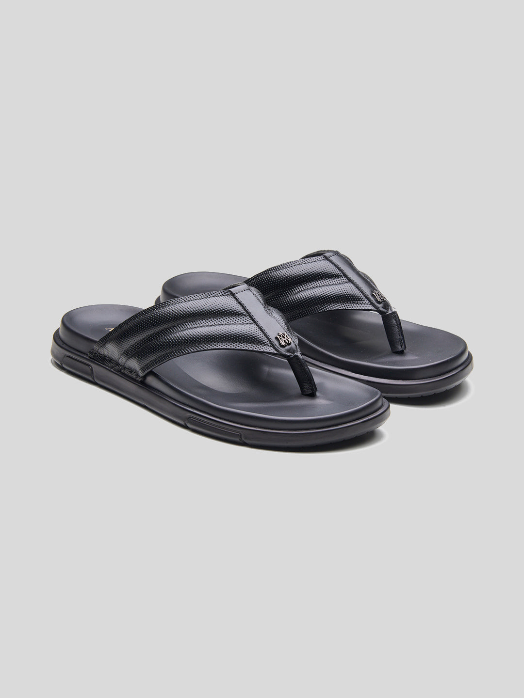 Viviano Leather Sandals Black