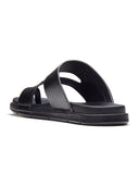 Vlad Leather Sandals Black