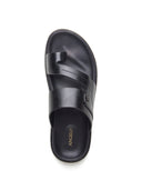 Vlad Leather Sandals Black