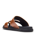 Vlad Leather Sandals Tan