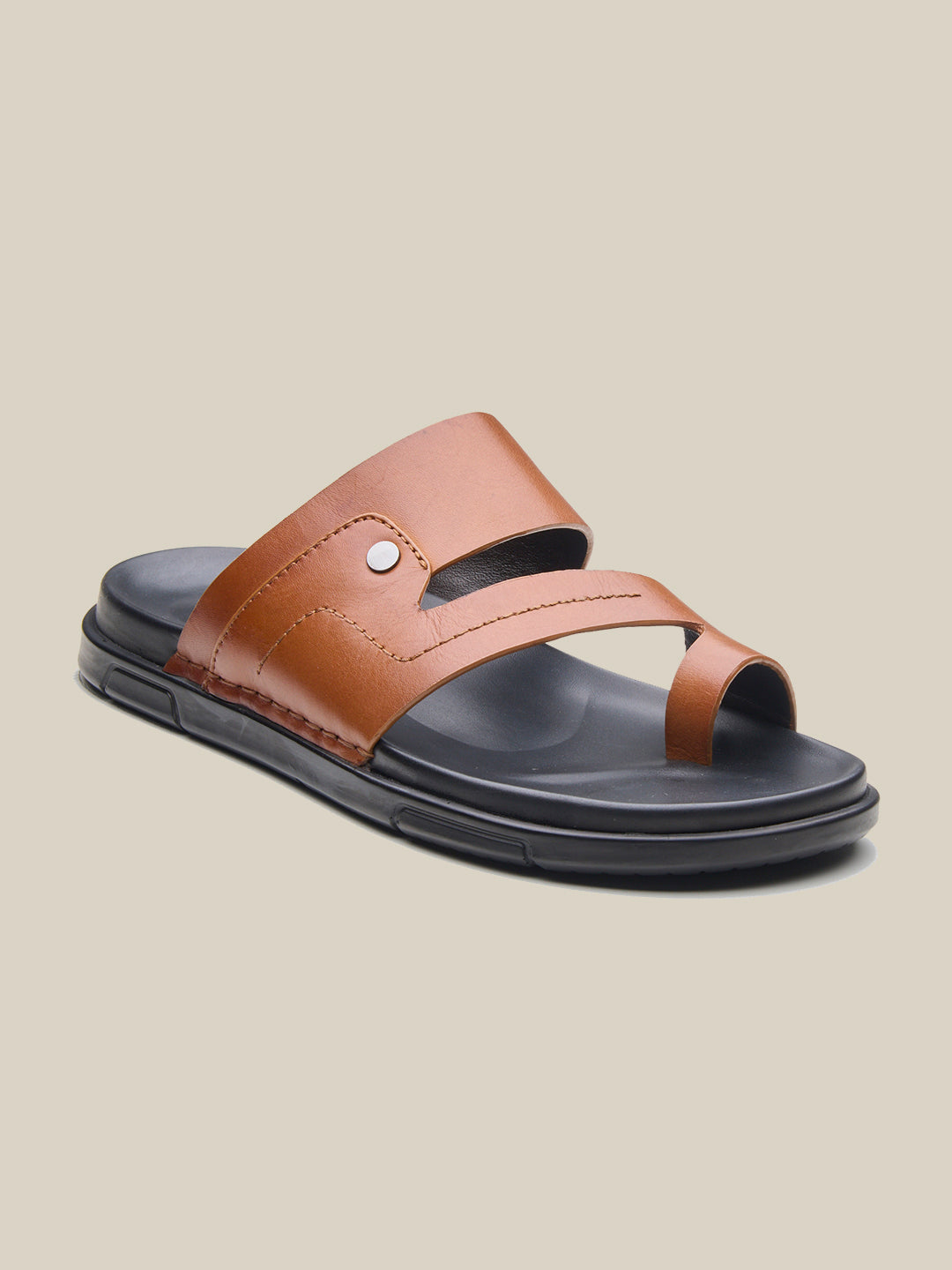 Vlad Leather Sandals Tan