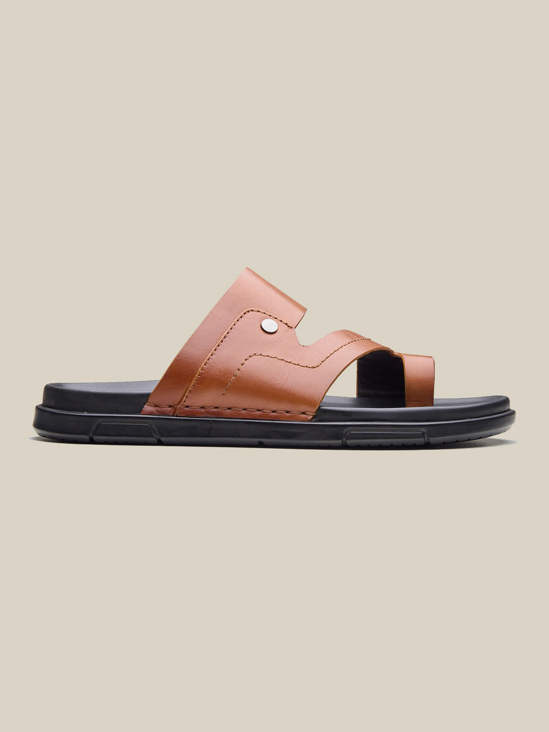 Vlad Leather Sandals Tan