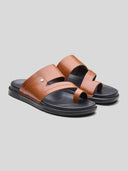 Vlad Leather Sandals Tan