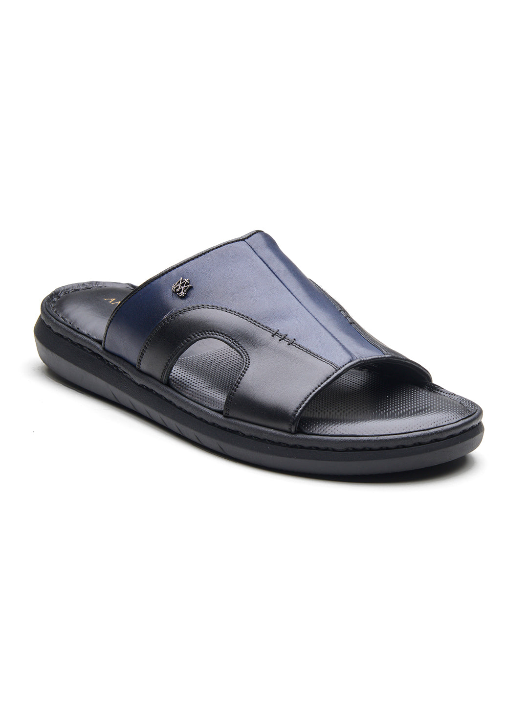 Voltur Leather Sandals Navy-Black