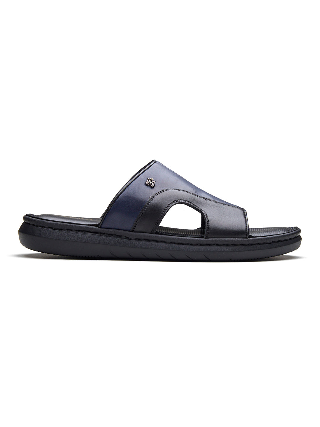 Voltur Leather Sandals Navy-Black