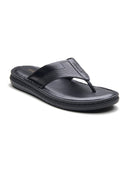 Vulcano Leather Sandals Black