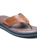 Vulcano Leather Sandals Tan