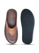 Vulcano Leather Sandals Tan