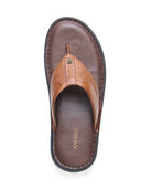 Vulcano Leather Sandals Tan
