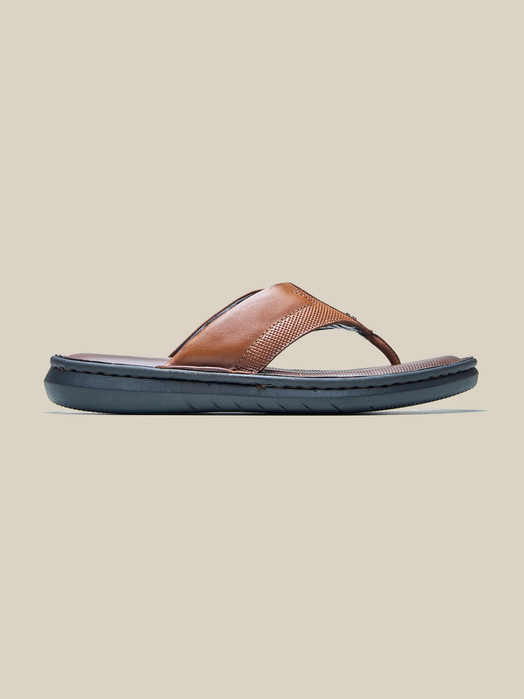 Vulcano Leather Sandals Tan