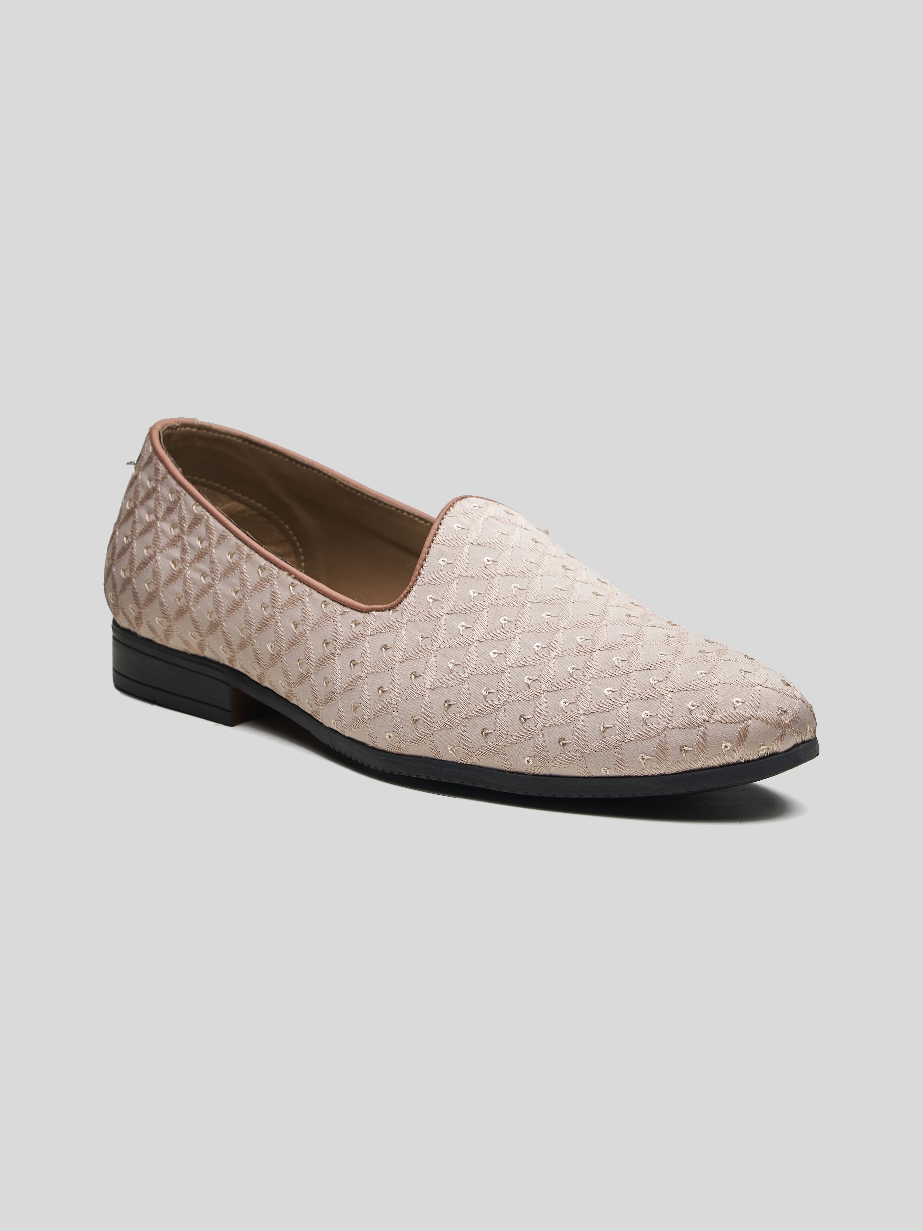 Gianni Ethnic Slip Ons Pink