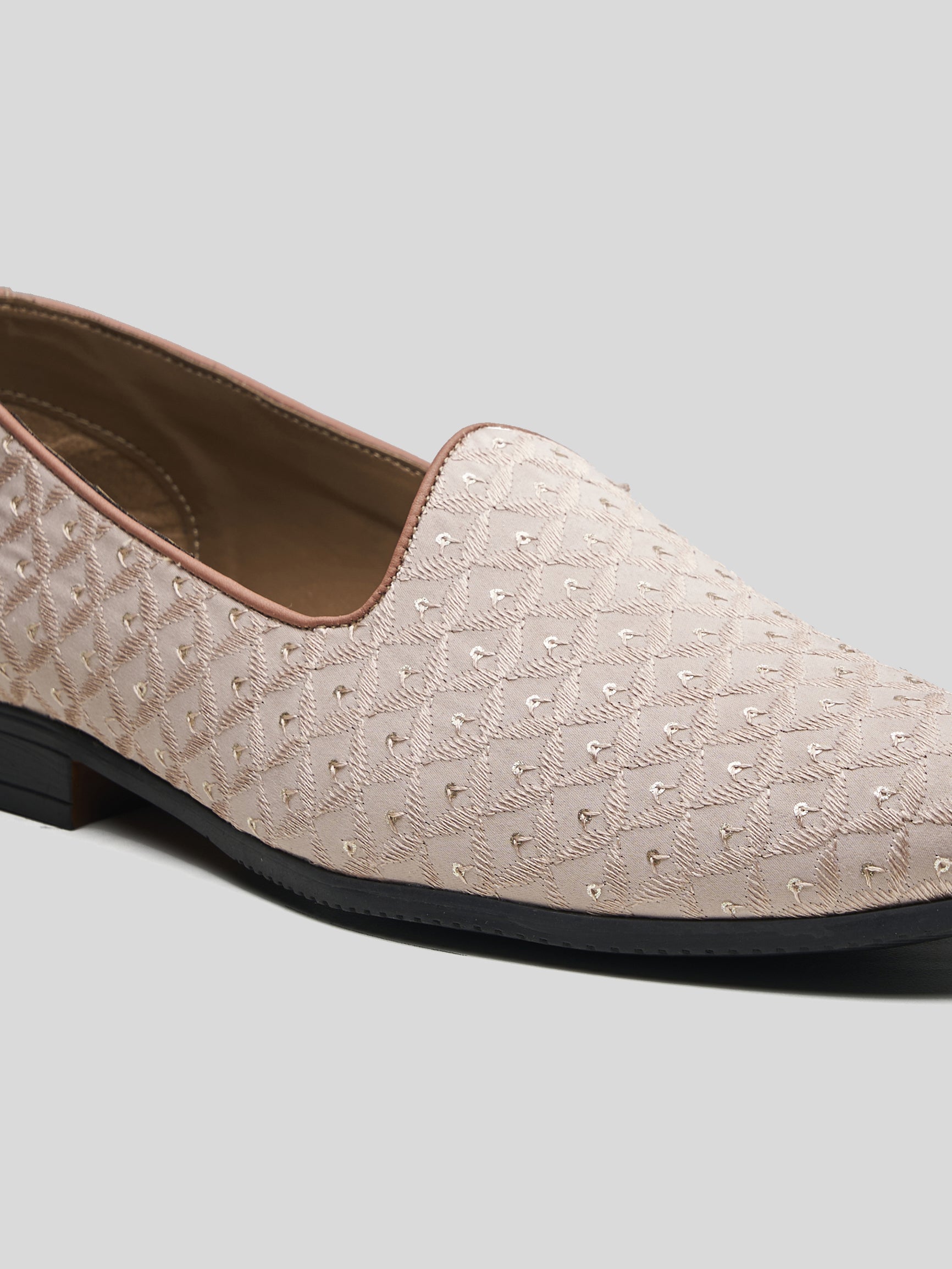 Gianni Ethnic Slip Ons Pink