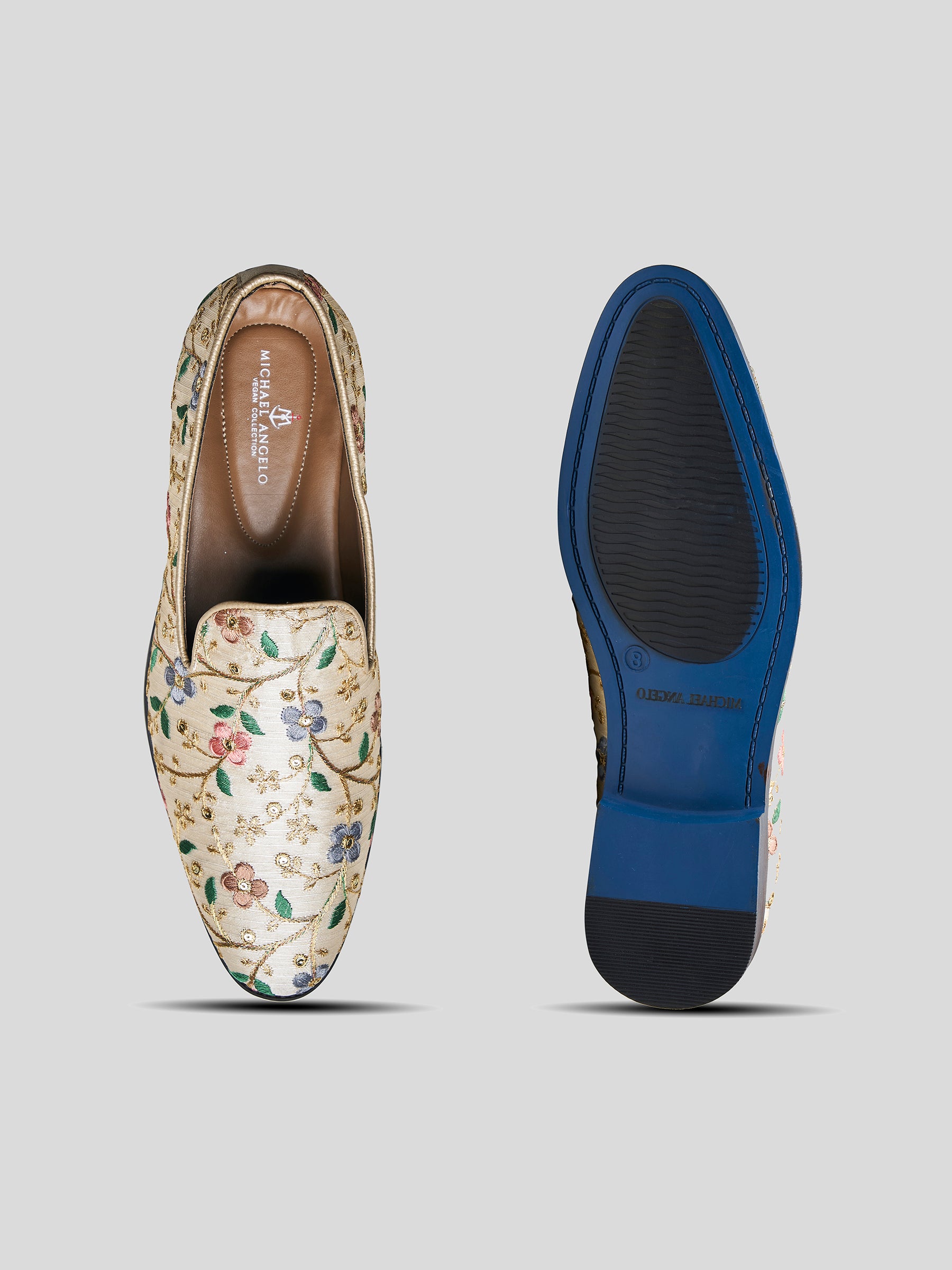 Gilda Ethnic Slip Ons Multicolor