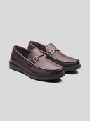 Alfonso Leather Comfort Shoes Brown
