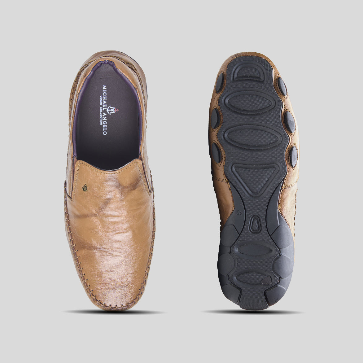 Alessio Leather Formals Tan