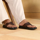 Virgil Leather Sandals Brown