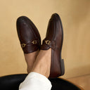Fulvio Leather Formals Shoes Brown