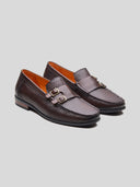 Riccardo Leather Loafers BROWN