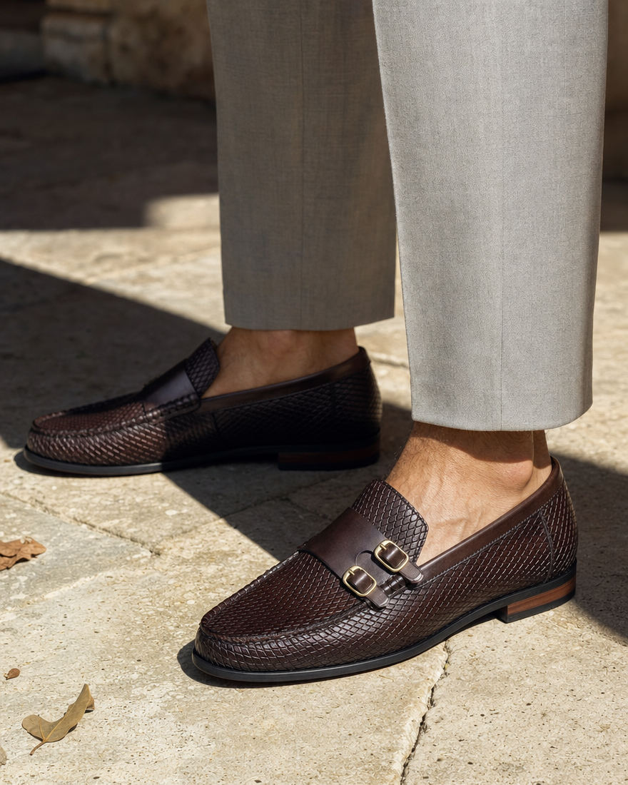 Riccardo Leather Loafers BROWN